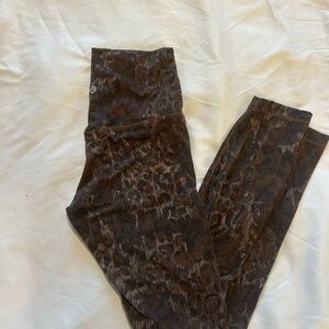 lululemon athletica Brown Leopard Print Leggings SOLD OUT LIMITED EDITION